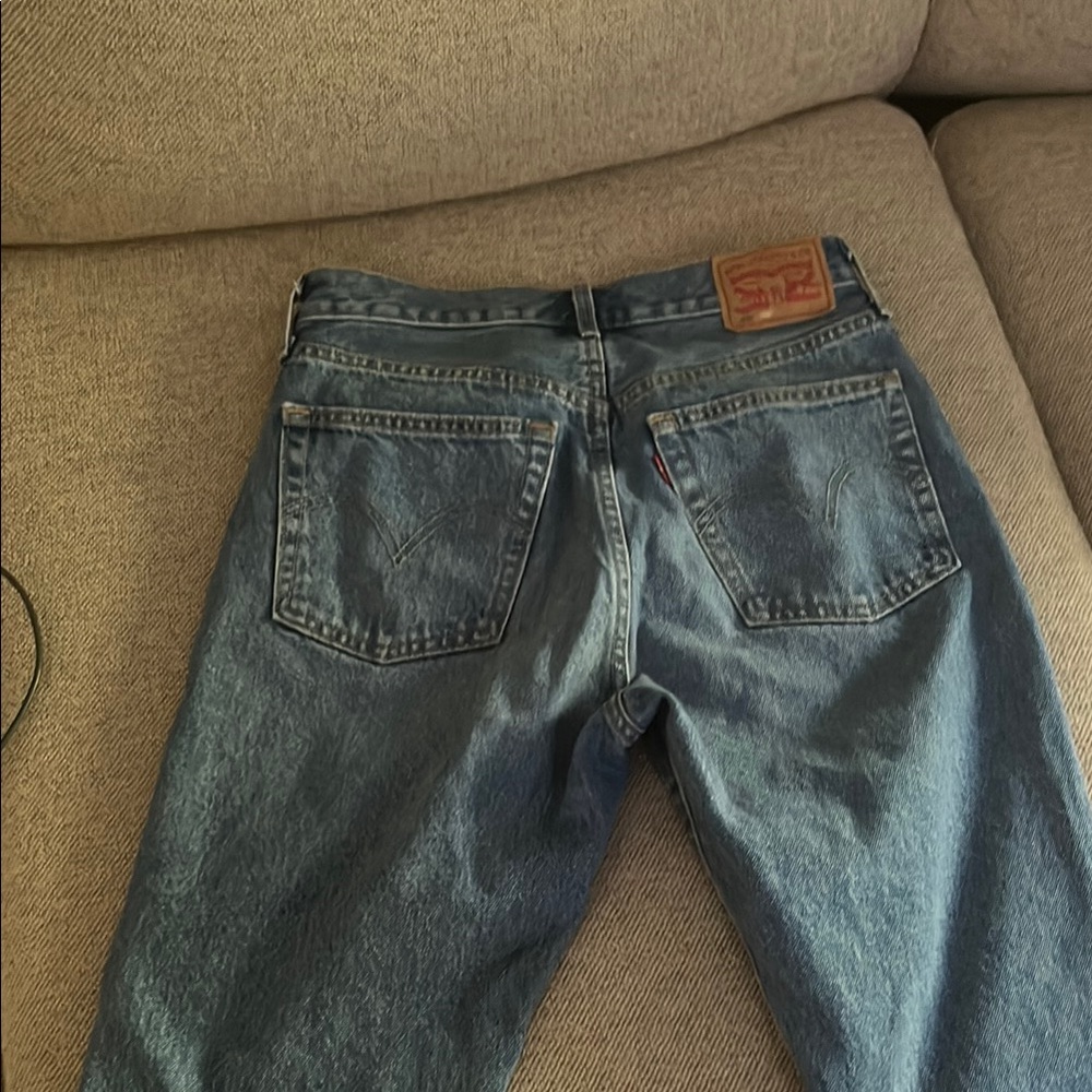 Levi's Blue Jeans with Heart Patch - Picture 3 of 3